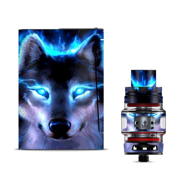 Wolf Glowing Eyes Fire Smok V-fin Skin on Sale