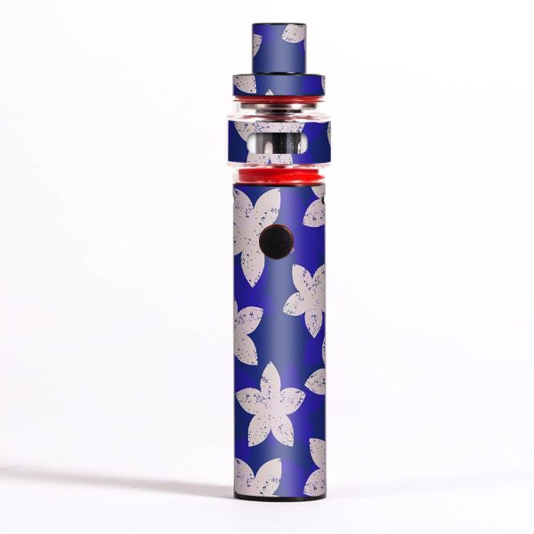 Flowered Blue Smok Pen 22 Light Edition Skin Fashion