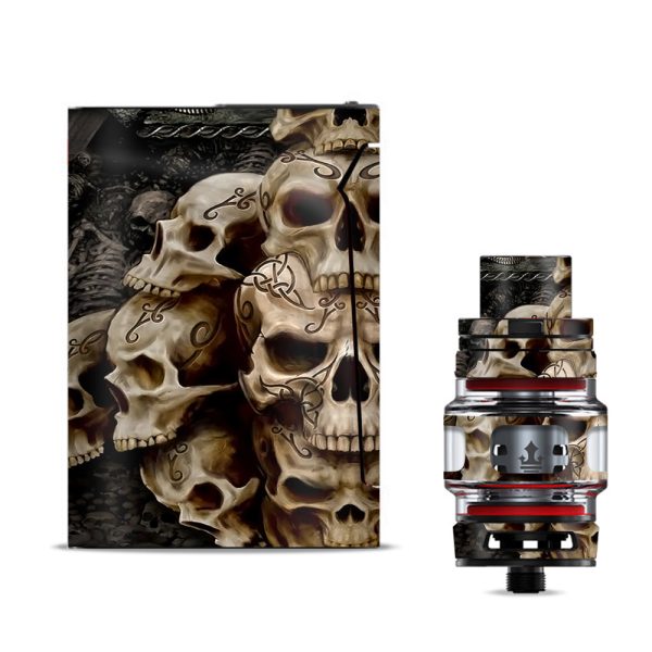 Wicked Skulls Tattooed  Smok V-fin Skin on Sale