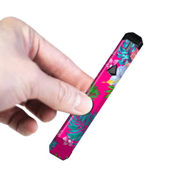 Pink Neon Hibiscus Flowers Limitless Pulse Ply Rock Skin For Cheap