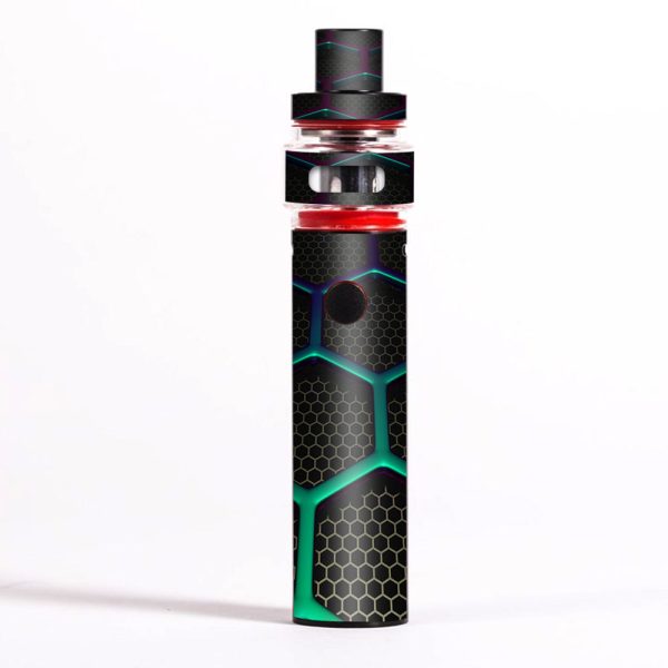 Metal Grid Futuristic Panel Smok Pen 22 Light Edition Skin Fashion