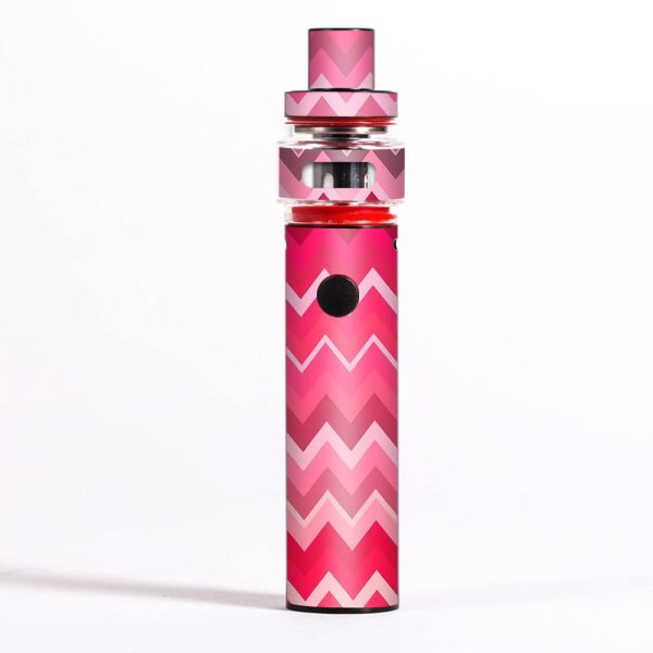 Red Pink Chevron Smok Pen 22 Light Edition Skin Hot on Sale