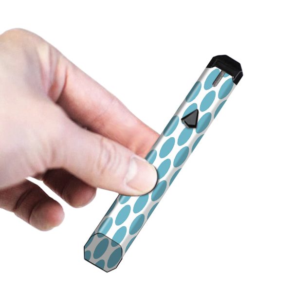 Teal Blue Polka Dots Limitless Pulse Ply Rock Skin Online now