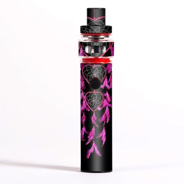 Heart Pink Feather Dream Catcher Smok Pen 22 Light Edition Skin on Sale
