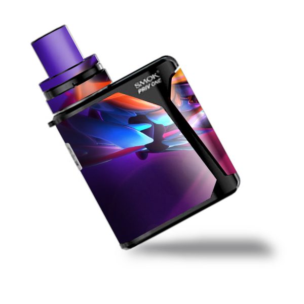 Futuristic Digital Glass Smok Priv One Skin Online Hot Sale