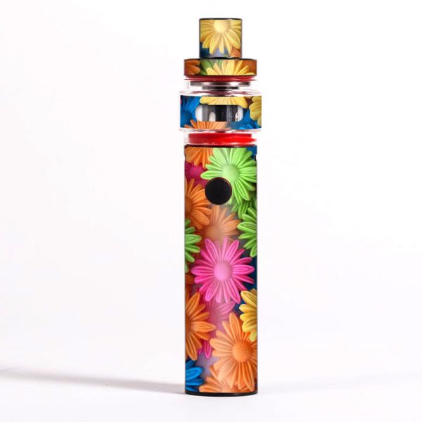 Colorful Wax Daisies Flowers Smok Pen 22 Light Edition Skin Cheap