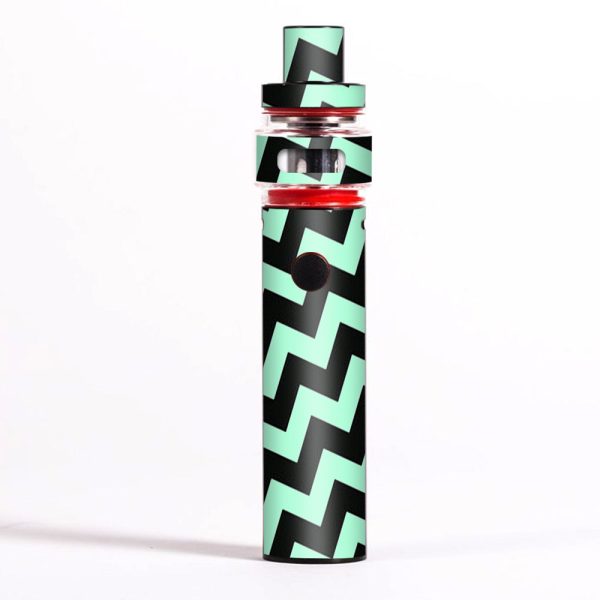 Teal And Black Chevron Smok Pen 22 Light Edition Skin Sale