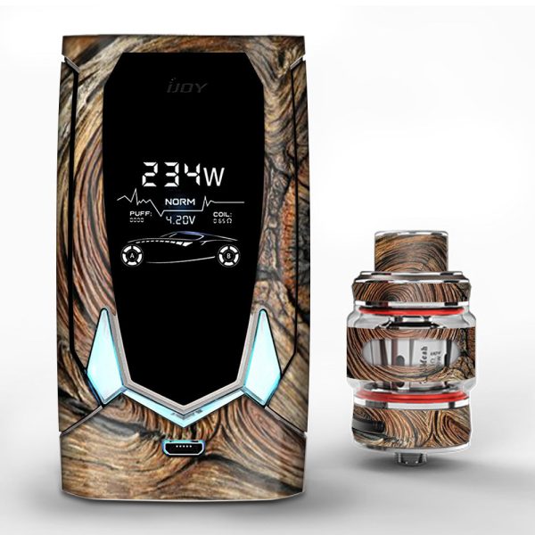 Wood Knot Swirl Log Outdoors iJoy Avenger 270 Skin Cheap
