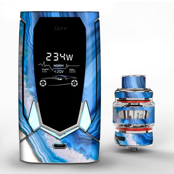 Up Blue Crystals iJoy Avenger 270 Skin Cheap