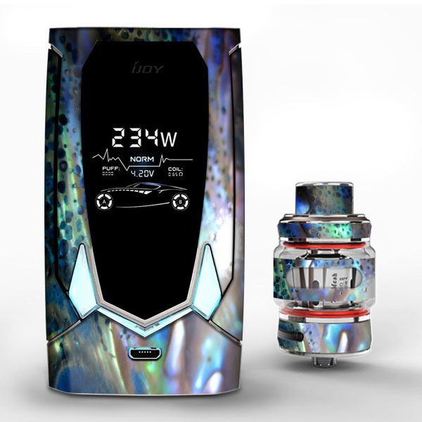 Abalone Pearl Sea Shell Green Blue iJoy Avenger 270 Skin Online Sale