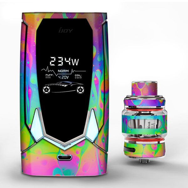 Trippy Tie Die Colors Dripping Lava iJoy Avenger 270 Skin Online now