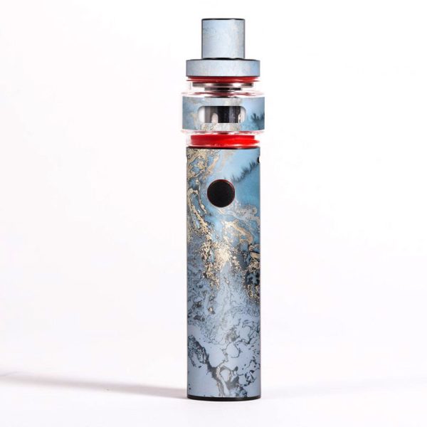 Blue Gold Grey Marble Pattern Clouds  Smok Pen 22 Light Edition Skin Fashion