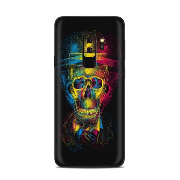 Skeleton In Derby Hat Samsung Galaxy S9 Plus Skin Cheap