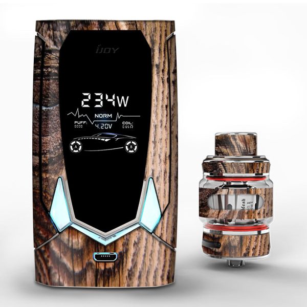 Wood Panel Mahogany Knot Solid iJoy Avenger 270 Skin Fashion