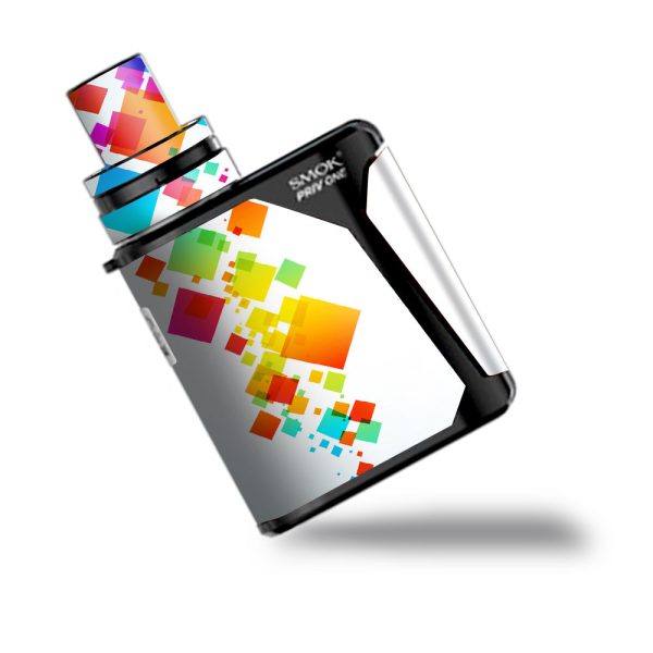 Colorful Abstract Graphic Smok Priv One Skin Discount