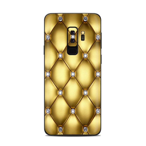 Gold Diamond Chesterfield Samsung Galaxy S9 Plus Skin For Discount