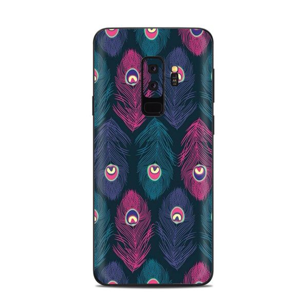 Pink Purple Peacock Feather  Samsung Galaxy S9 Plus Skin Online now