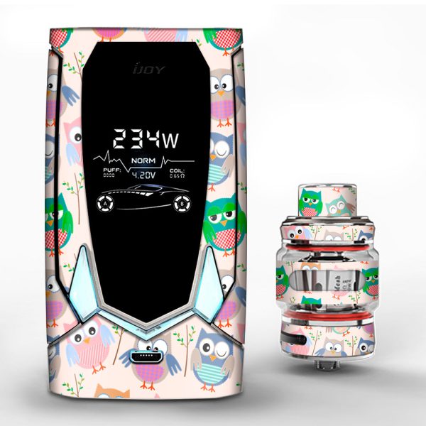 Cute Owls Pattern Cartoon iJoy Avenger 270 Skin Supply