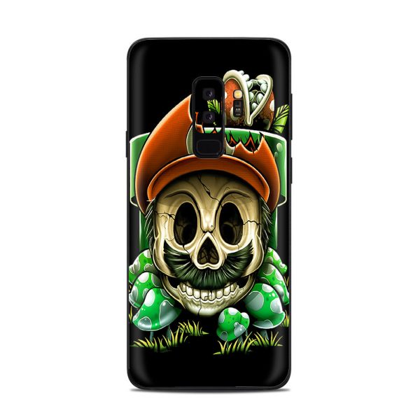 Gangster Mario Face Samsung Galaxy S9 Plus Skin Hot on Sale