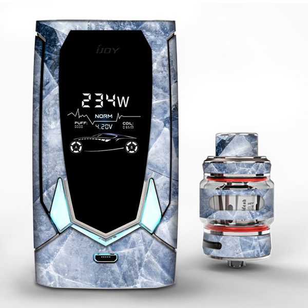Cracking Shattered Ice iJoy Avenger 270 Skin Cheap