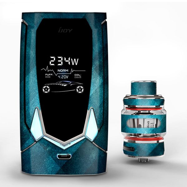 Blue Grunge iJoy Avenger 270 Skin Hot on Sale