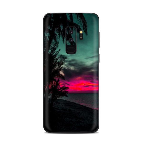 Ocean Sunset Pink Sky  Samsung Galaxy S9 Plus Skin Online Sale