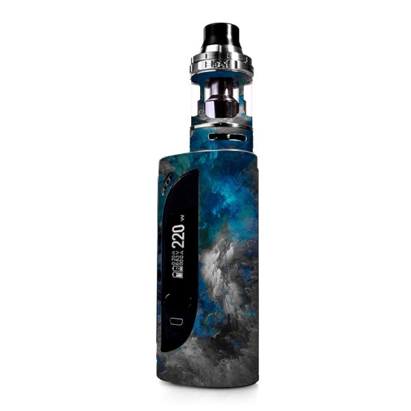 Blue Grey Painted Clouds Watercolor eLeaf IKONN 220 Skin For Discount