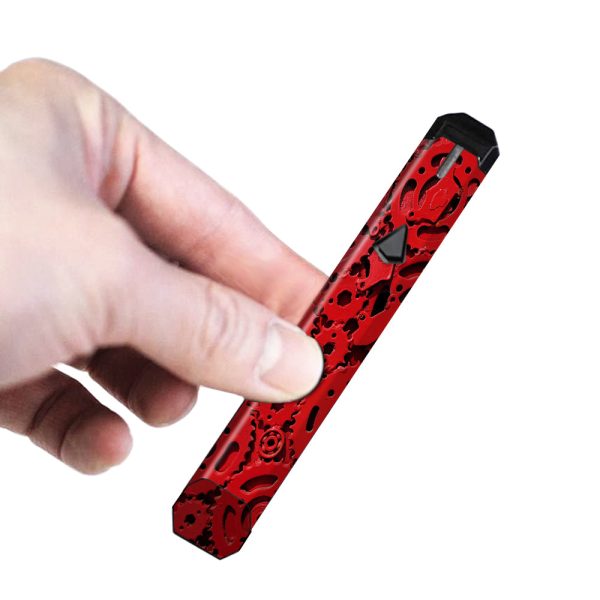 Red Gears Cog Cogs Steam Punk Limitless Pulse Ply Rock Skin For Discount