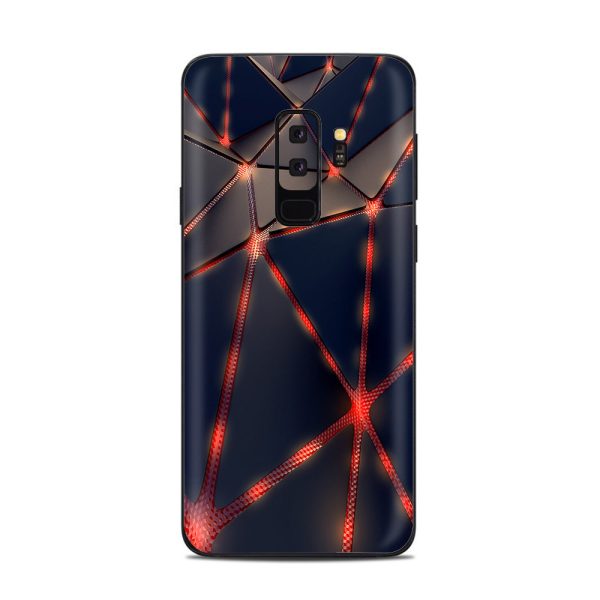 Retro Abstract Art Samsung Galaxy S9 Plus Skin on Sale