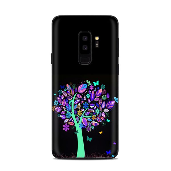 Living Tree Butterfly Colorful Samsung Galaxy S9 Plus Skin For Cheap