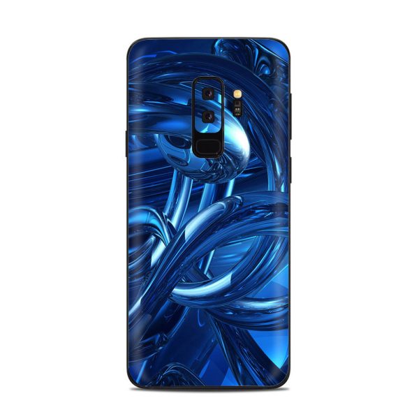 Blue Wierd Glass Tubes Samsung Galaxy S9 Plus Skin For Cheap