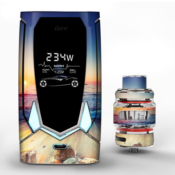 Beach Tide Water Rocks Sunset iJoy Avenger 270 Skin Online
