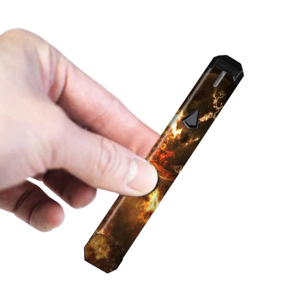 Planets Fire Saturn Rings Limitless Pulse Ply Rock Skin on Sale
