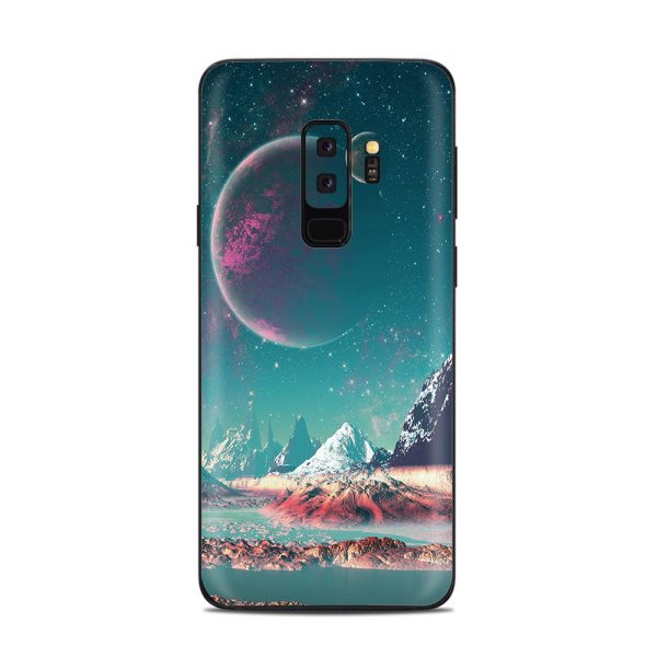 Planets And Moons Mountains Samsung Galaxy S9 Plus Skin For Discount