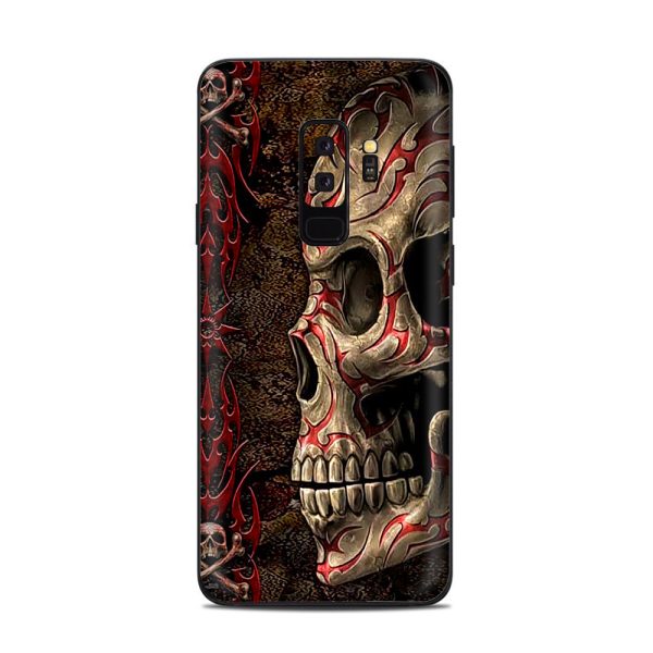 Wicked Evil Tribal Skull Tattoo Samsung Galaxy S9 Plus Skin Online Sale