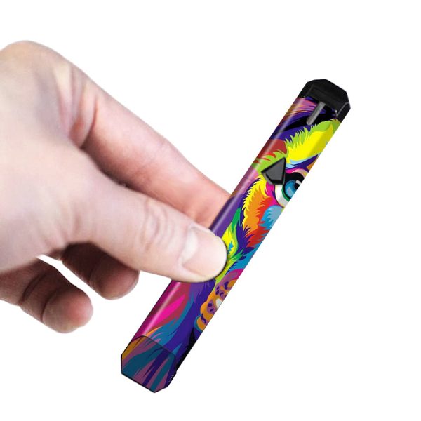 Colorful Lion Abstract Paint Limitless Pulse Ply Rock Skin For Cheap