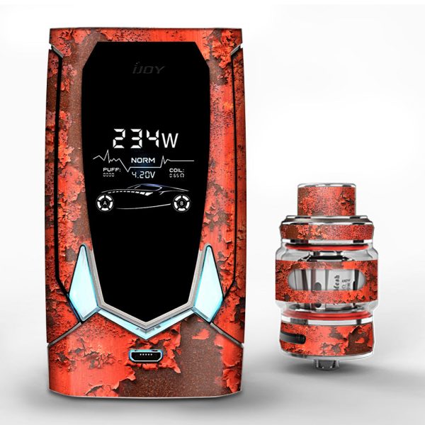 Red Rust iJoy Avenger 270 Skin Hot on Sale