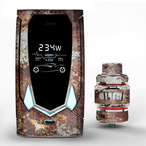 Rust Corroded Metal Panel Dadevilkine iJoy Avenger 270 Skin Online