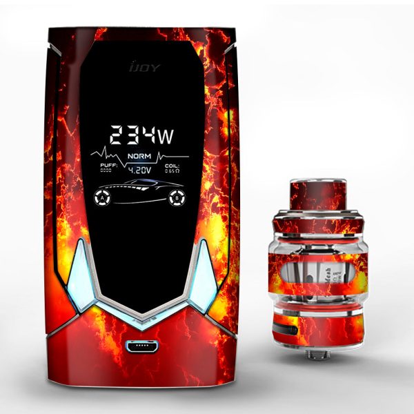 Fire Lava Liquid Flowing iJoy Avenger 270 Skin For Discount
