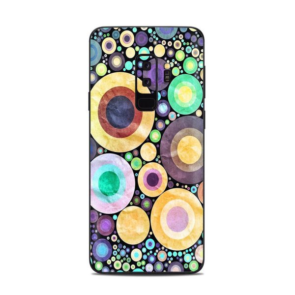 Abstract Circle Canvas  Samsung Galaxy S9 Plus Skin Hot on Sale