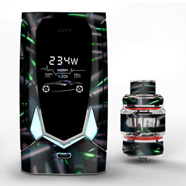 Green Bullets Military Rifle Ar iJoy Avenger 270 Skin Fashion