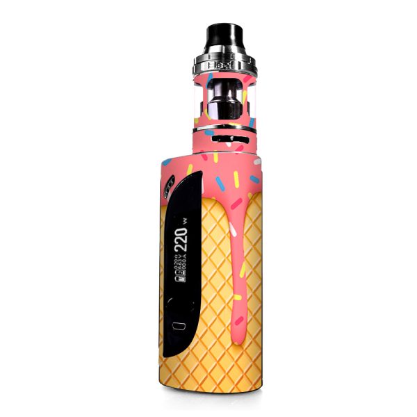 Ice Cream Cone Pink Sprinkles eLeaf IKONN 220 Skin on Sale
