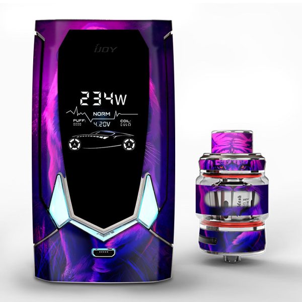 Tiger Prowl Pink Purple Neon Jungle iJoy Avenger 270 Skin For Discount