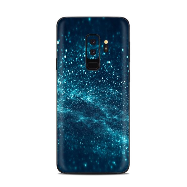 Blue Nebula Meteor Shower Samsung Galaxy S9 Plus Skin Fashion