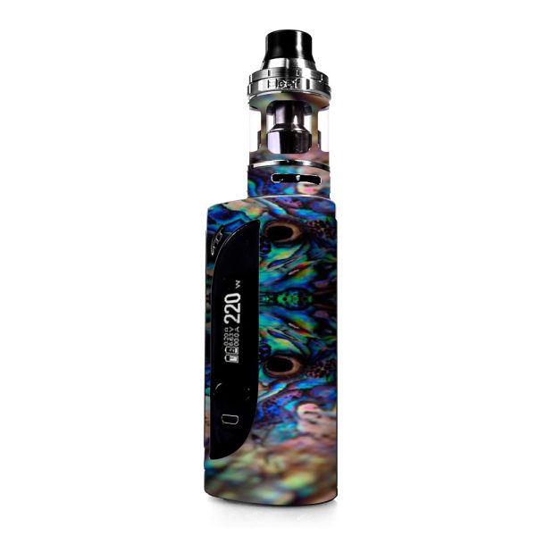 Abalone Sea Shell Gold Blues Beautiful eLeaf IKONN 220 Skin Hot on Sale