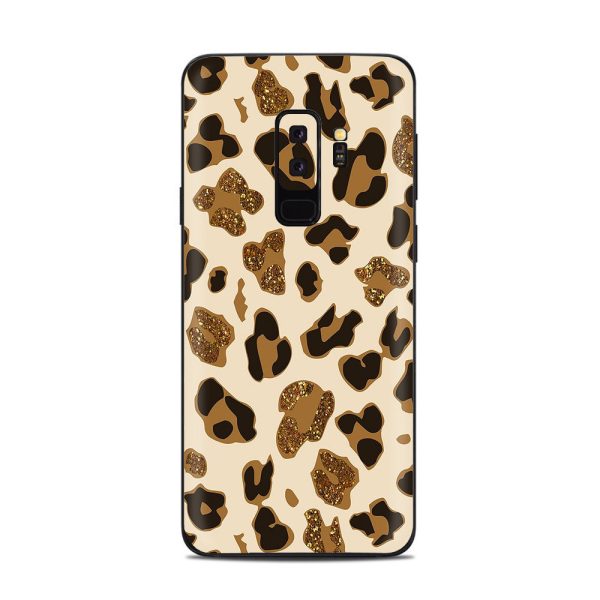 Leopard Print Glitter Print (Not Real Glitter) Samsung Galaxy S9 Plus Skin Online