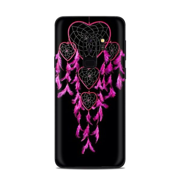 Heart Pink Feather Dream Catcher Samsung Galaxy S9 Plus Skin Online Sale