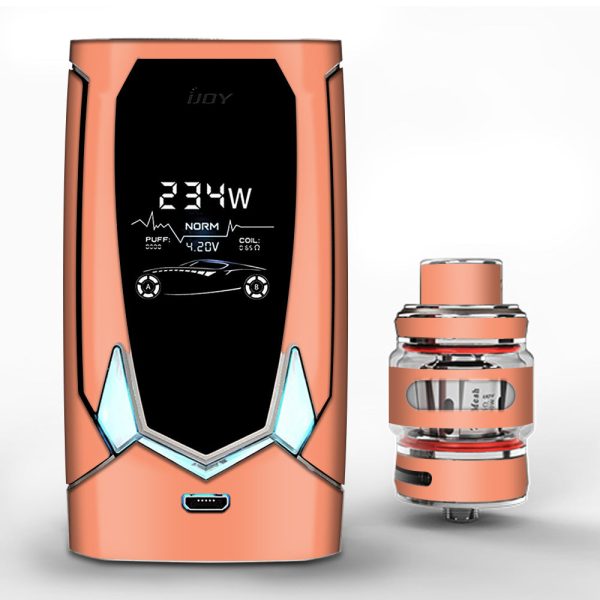 Solid Peach iJoy Avenger 270 Skin on Sale