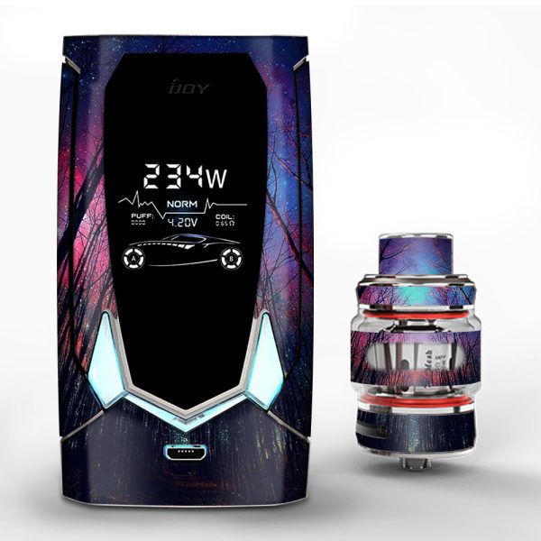 Galaxy Sky Through Trees Forest iJoy Avenger 270 Skin Fashion