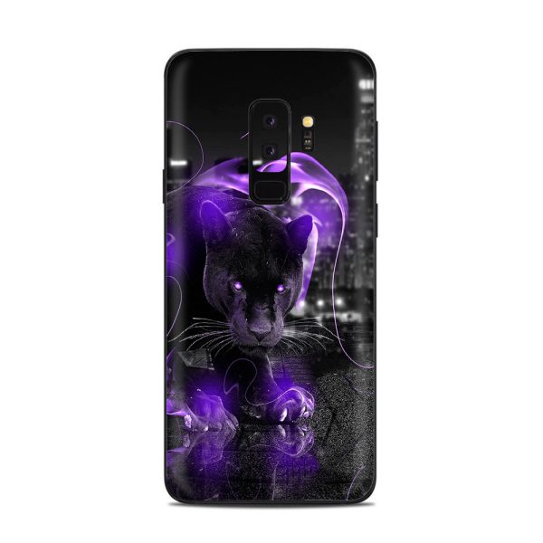 Black Panther Purple Smoke Samsung Galaxy S9 Plus Skin Sale